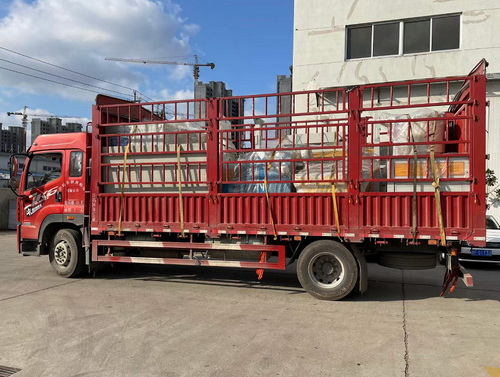 广东肇庆立兴远东粉体，智能绑定机发货